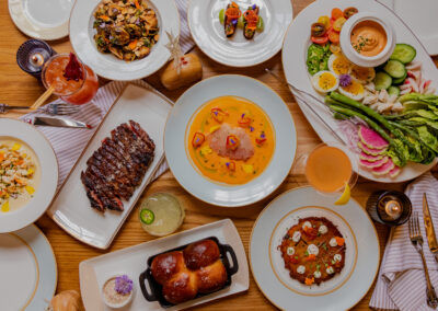 table of food